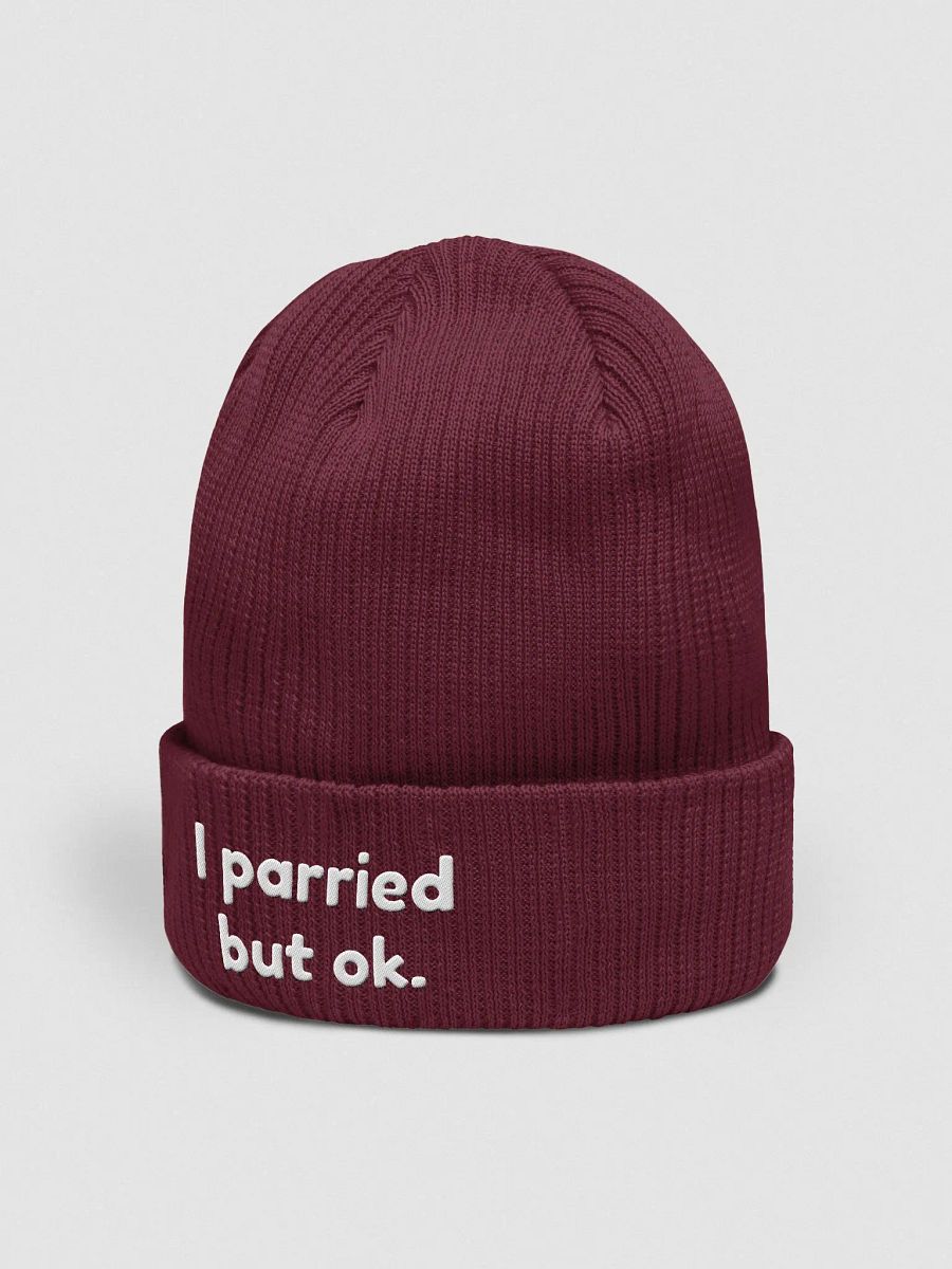 I parried but ok beanie product image (6)