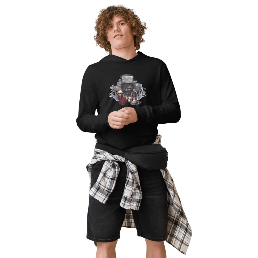Hooded Long Sleeve Tee (Multi-Color Design) product image (2)