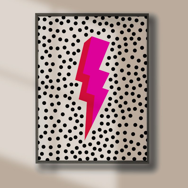 LOVE Pink Preppy Gallery Wall Set of 8 DIGITAL Prints product image (7)