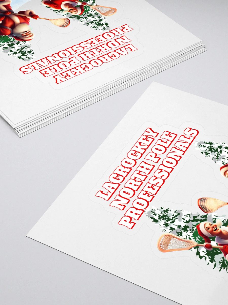 North Pole Lacrockey - Mr and Mrs Claus Sticker product image (4)