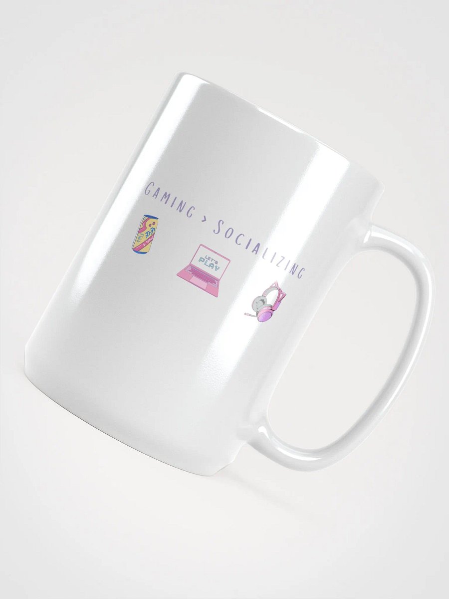 🎮 Gaming > Socializing | Introvert Gamer Mug 💖 product image (4)