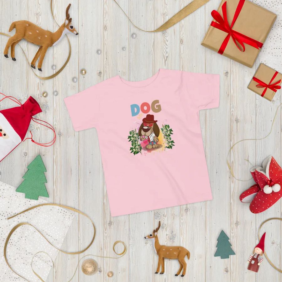 Mr. Dog Cute & Colorful Funny Toddler T-Shirt – Trendy Bella + Canvas Kids Gift product image (3)