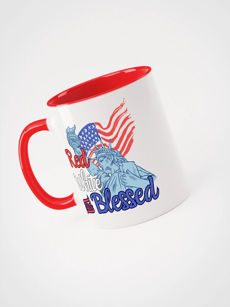 Red, White And Blessed Mug product image (5)