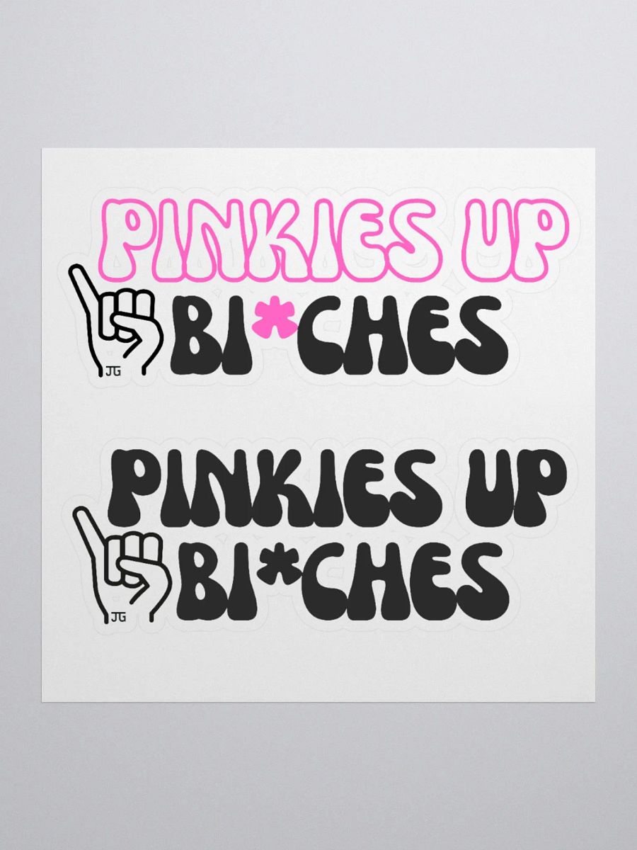 Pinkies Up B Stickers product image (2)