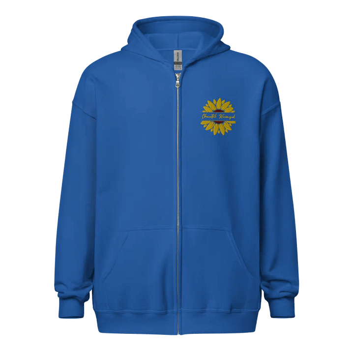 UNDER THESE ROCKS AND STONES SUNFLOWER ZIP HOODIE product image (1)