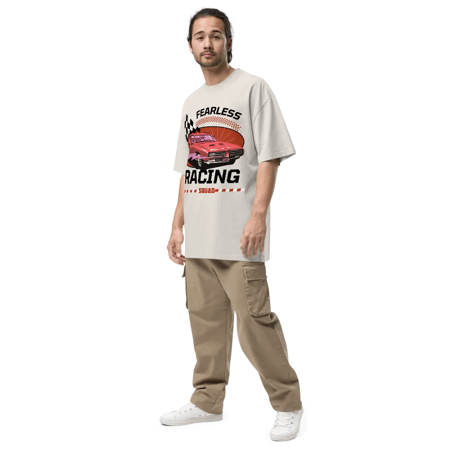 Fearless: racing oversized t-shirt product image (6)