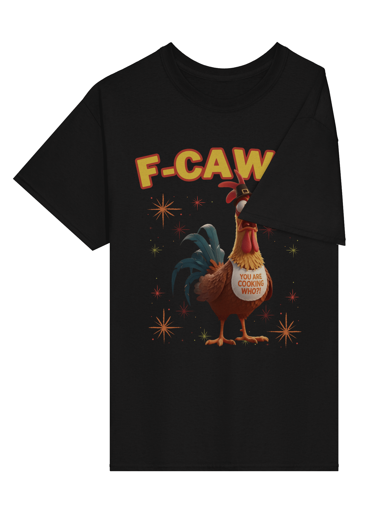 F-CAW-F Thanksgiving Rooster Tee – Funny Holiday Edition by Fitzroy Creator product image (4)