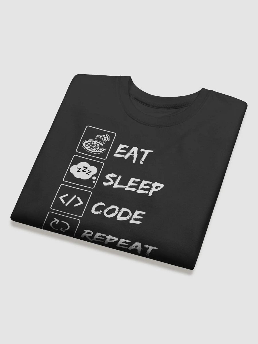 Eat, Sleep, Code, Repeat Sweatshirt | Premium Cotton Comfort product image (4)