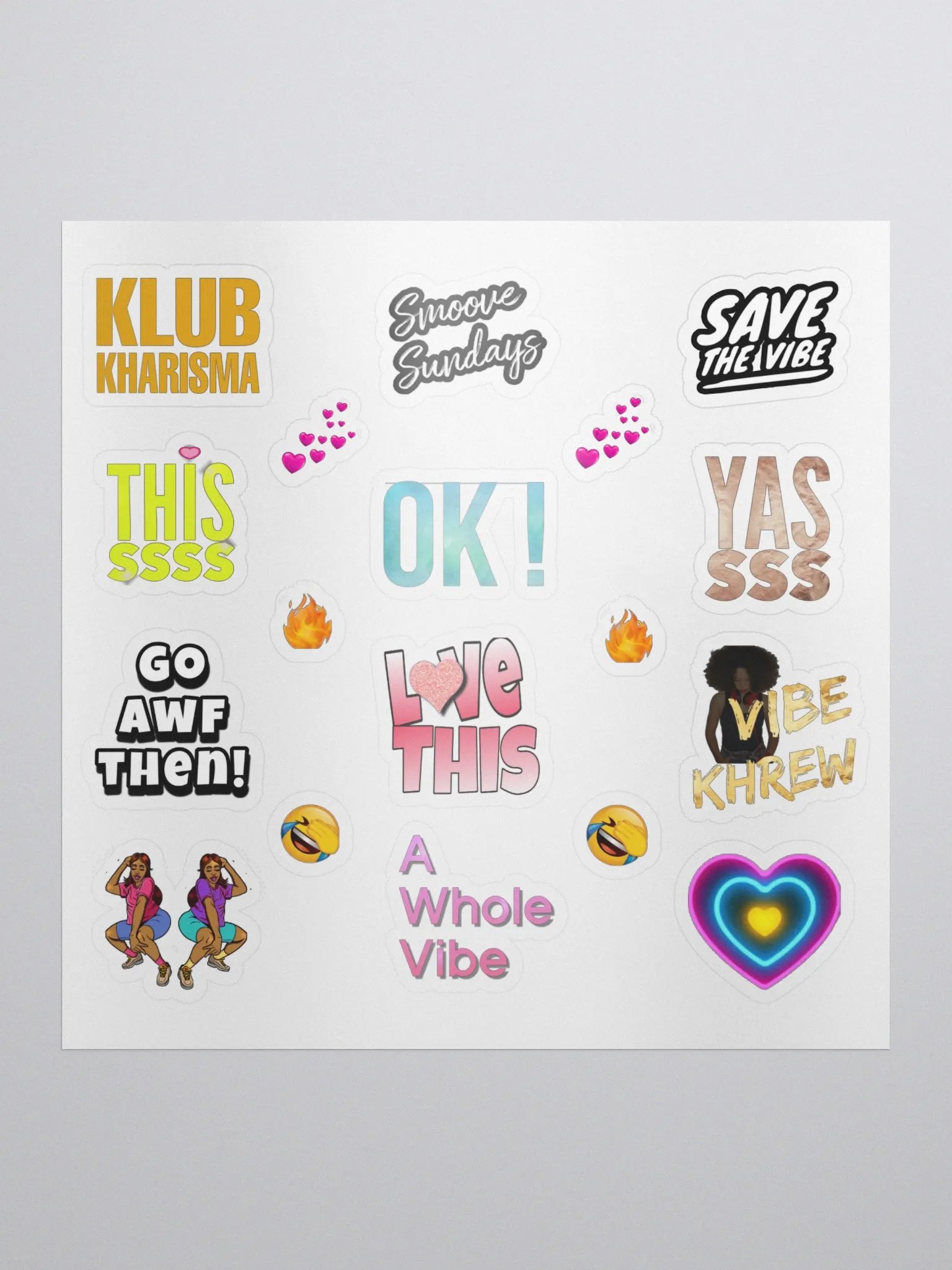Vibe Khrew Sticker Pack product image (1)