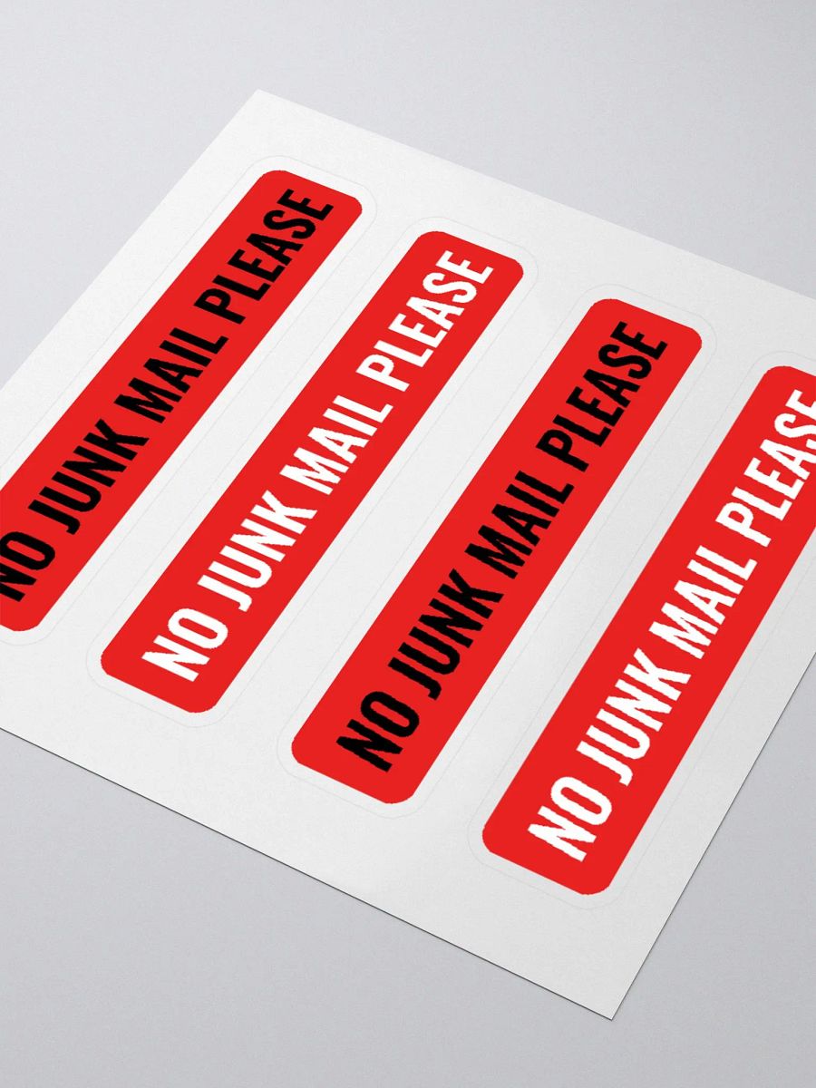 No junk Sticker product image (8)