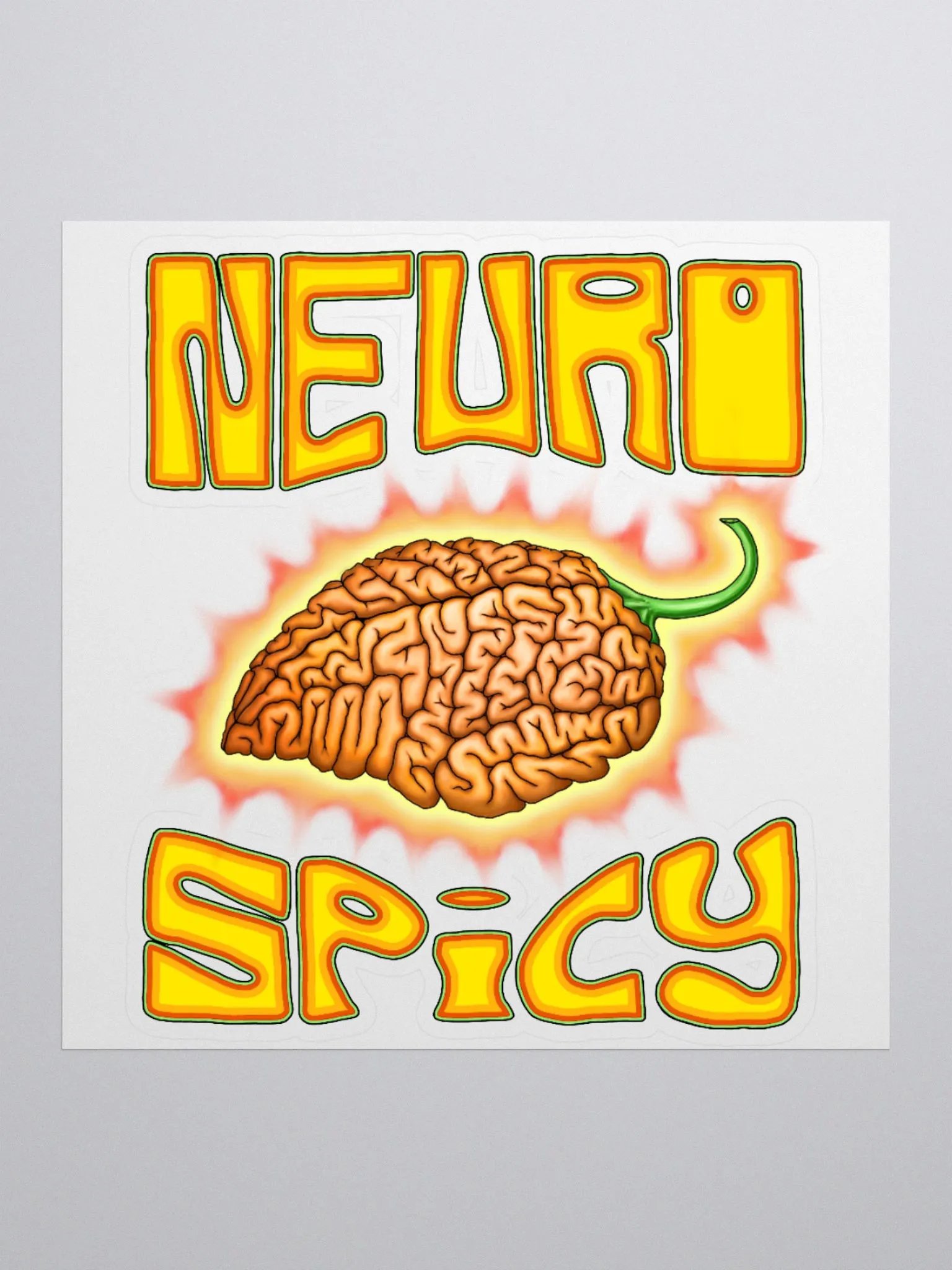 Neurospicy Sticker product image (1)