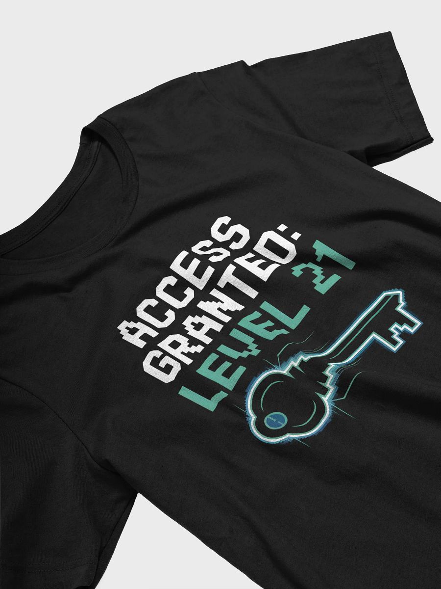 Access Granted Level 21 T-Shirt | 21st Birthday Gaming Tee product image (19)