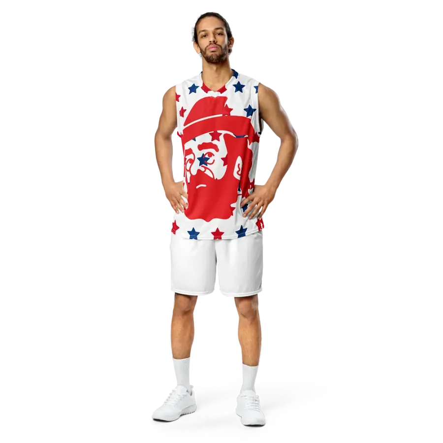 Starry Hoopster: All-Over Print Basketball Jersey product image (3)