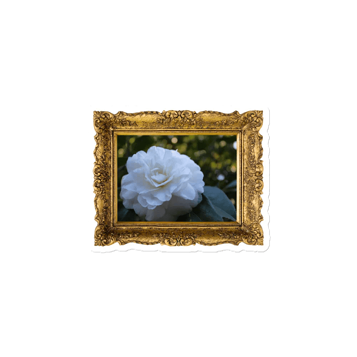 Golden Framed Camellia Magnet product image (2)