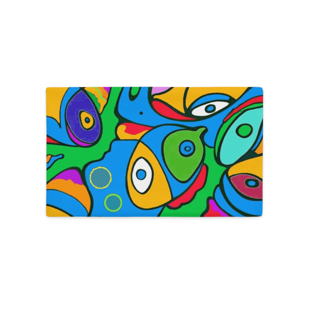 Vibrant Fusion All-Over Print Pillow Case product image (5)