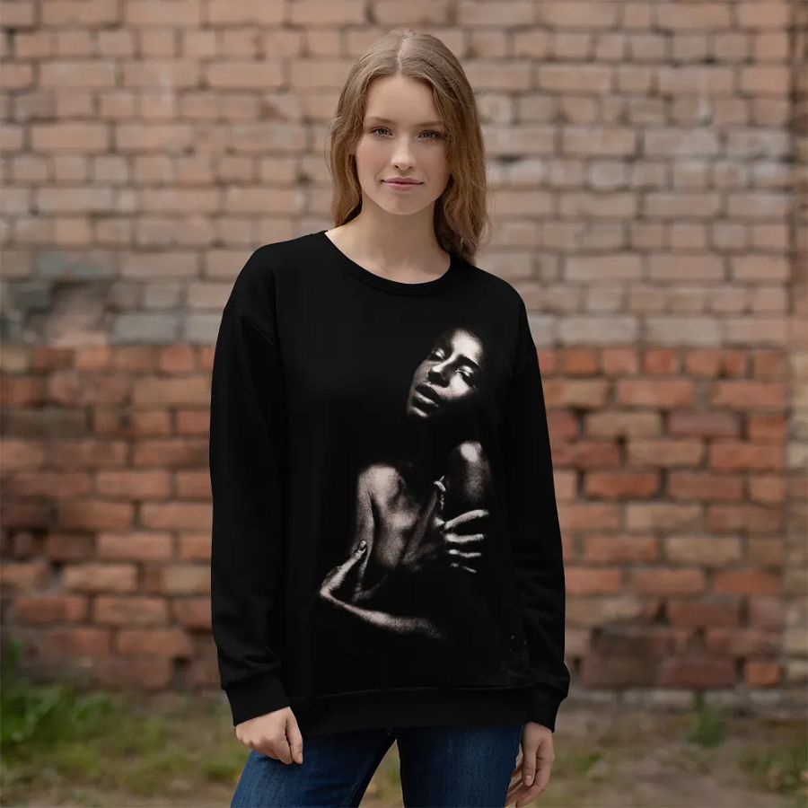 Black sweatshirt sade design product image (3)