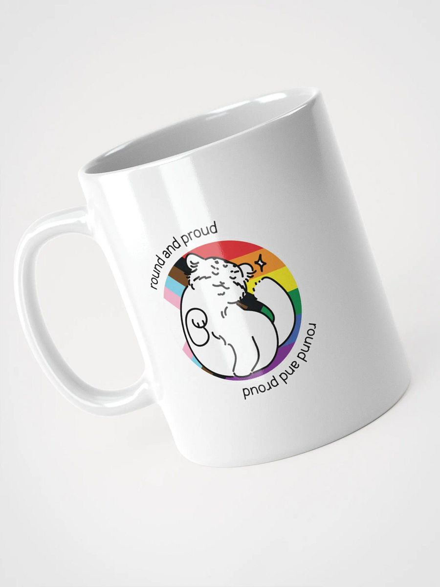 Round and Proud Manul Pride Version - White Mug product image (8)