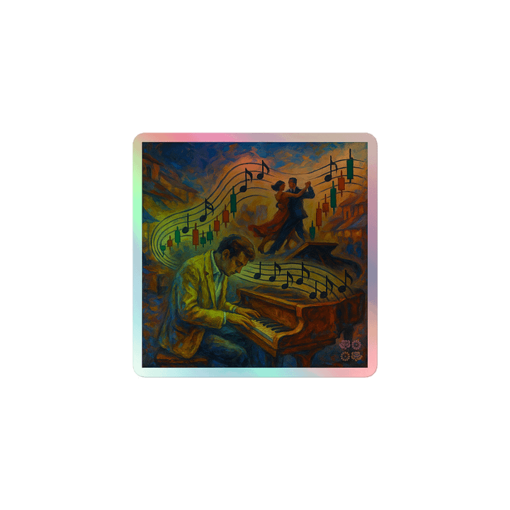 Track 5 – Música de Números | Holographic Sticker product image (1)