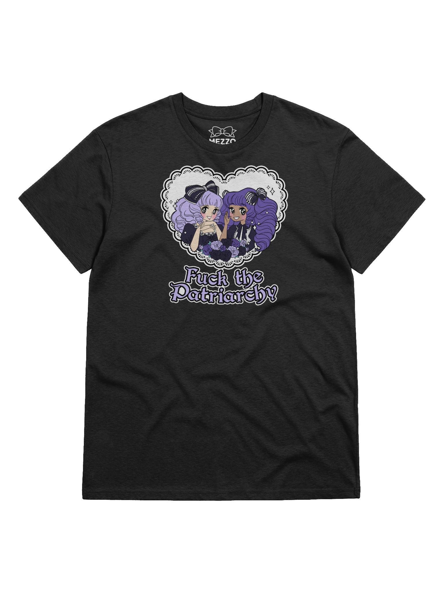 𝑬𝑼⧸𝑼𝑲 Fuck the Patriarchy (Pastel Goth) organic cotton t-shirt product image (1)