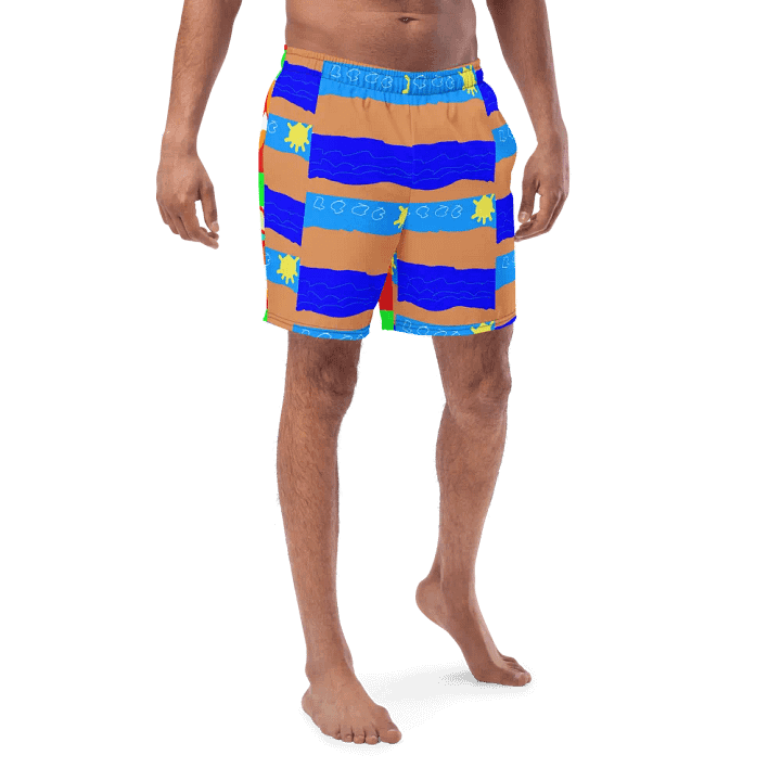 Sunset Stripes All-Over Swim Shorts product image (1)