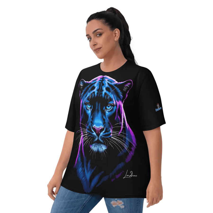 Neon Panther - Print Women's Tee product image (8)