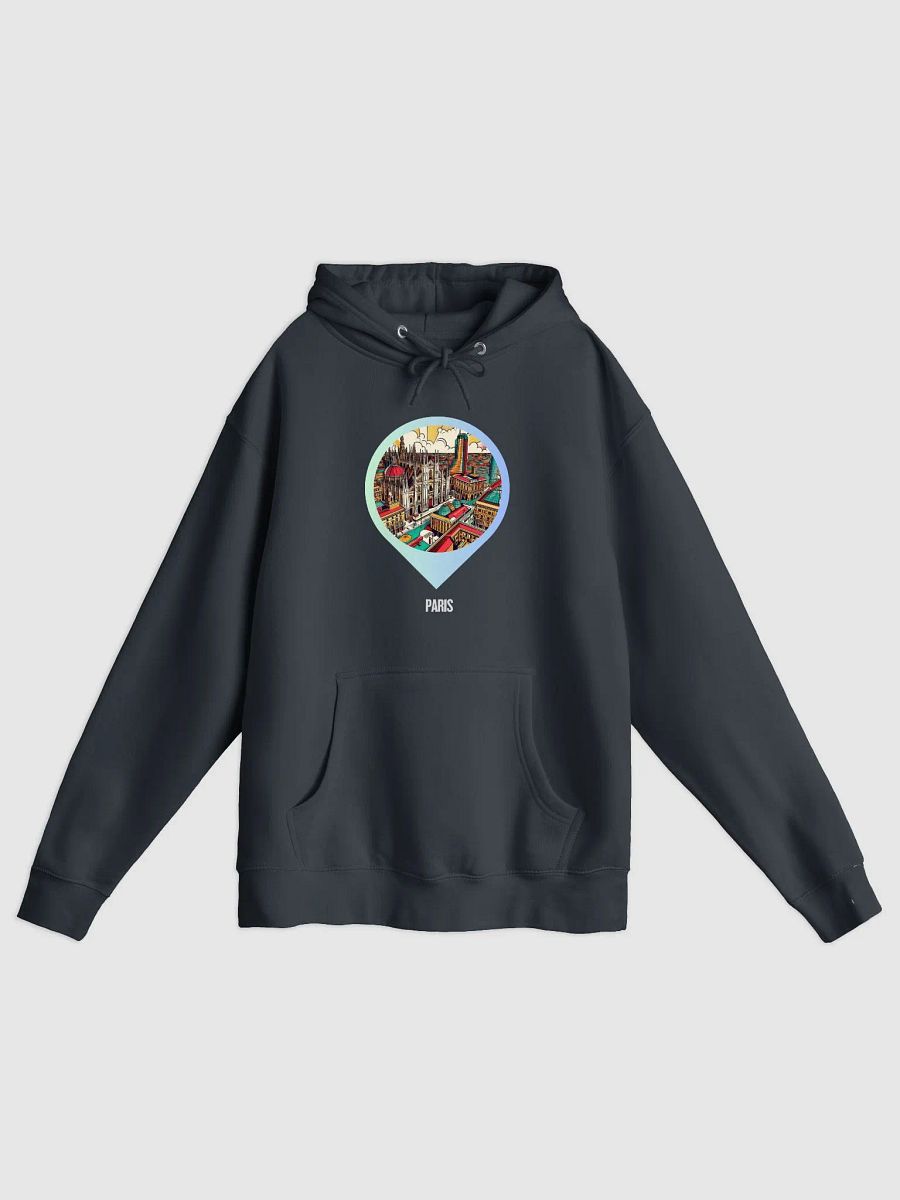 Lane Seven Premium Pullover Hoodie | AI Design Paris city product image (2)