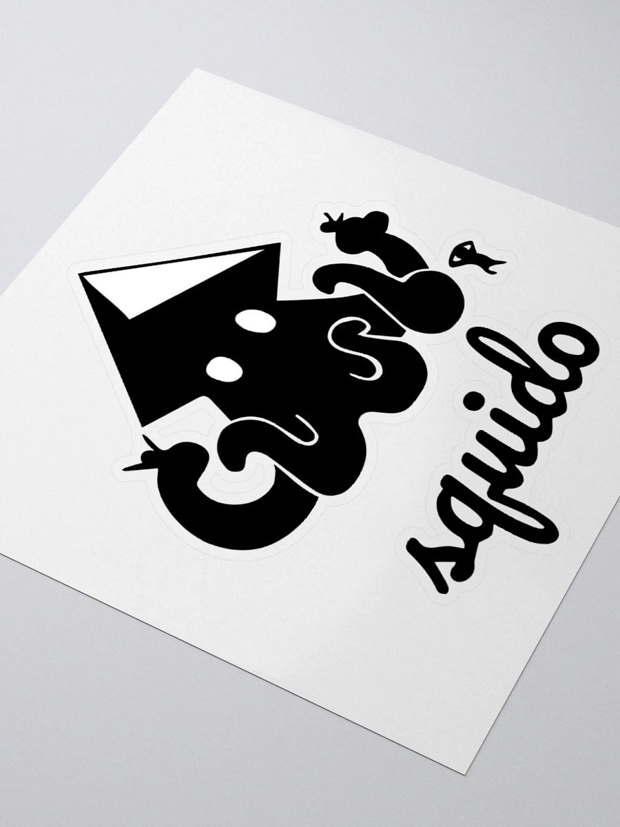 Squido Studio Black Logo Stickers product image (3)