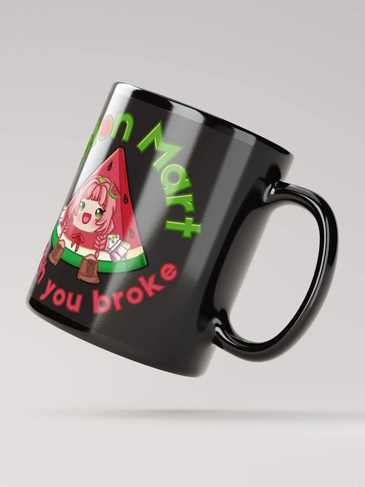 Melon Mart Glossy Black Mug product image (2)