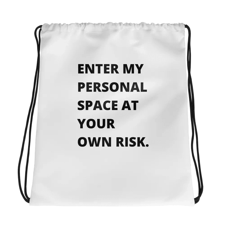 Personal Space Warning All-Over Print Bag product image (1)