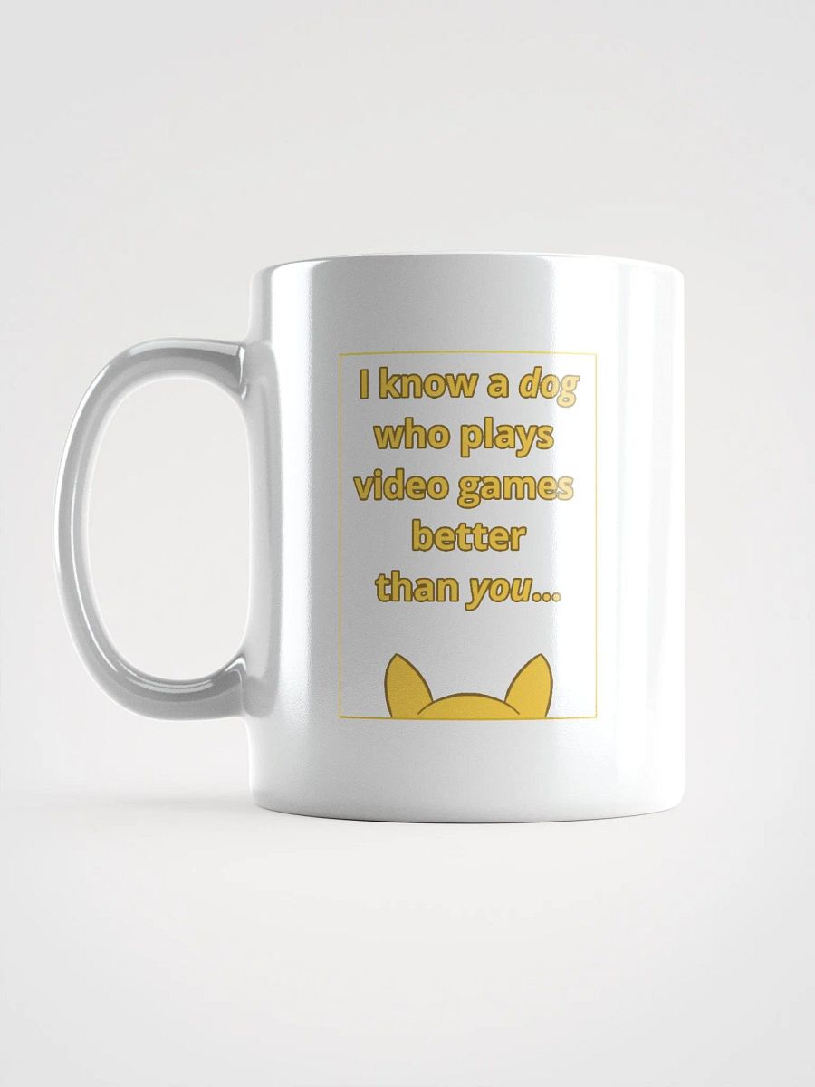 Doopsters - I know a Dog Gamer - White Glossy Mug product image (1)