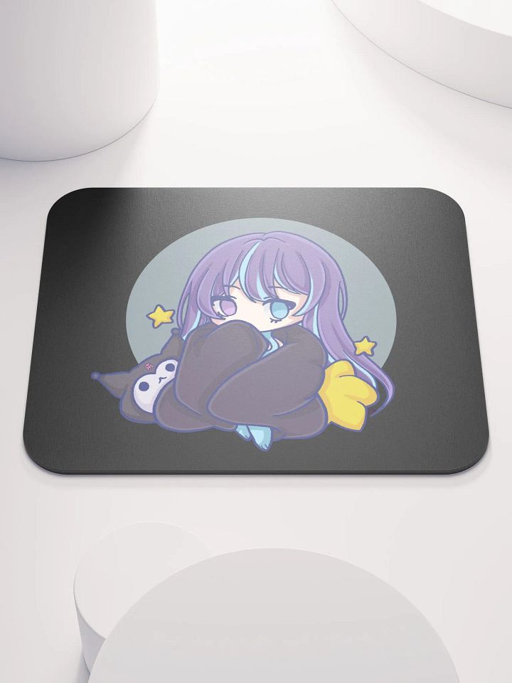 Sleepy Starry Chibi Mouse Pad product image (1)