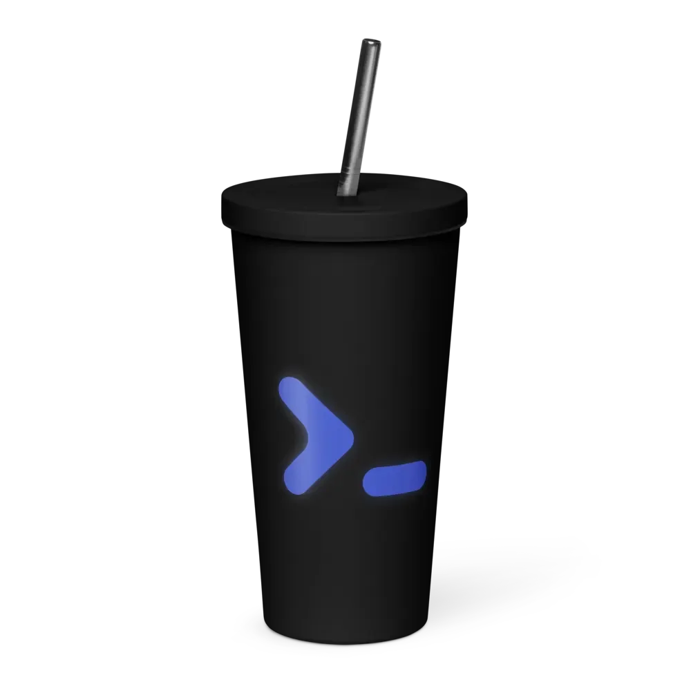 Insulated Tumbler with a Straw product image (1)