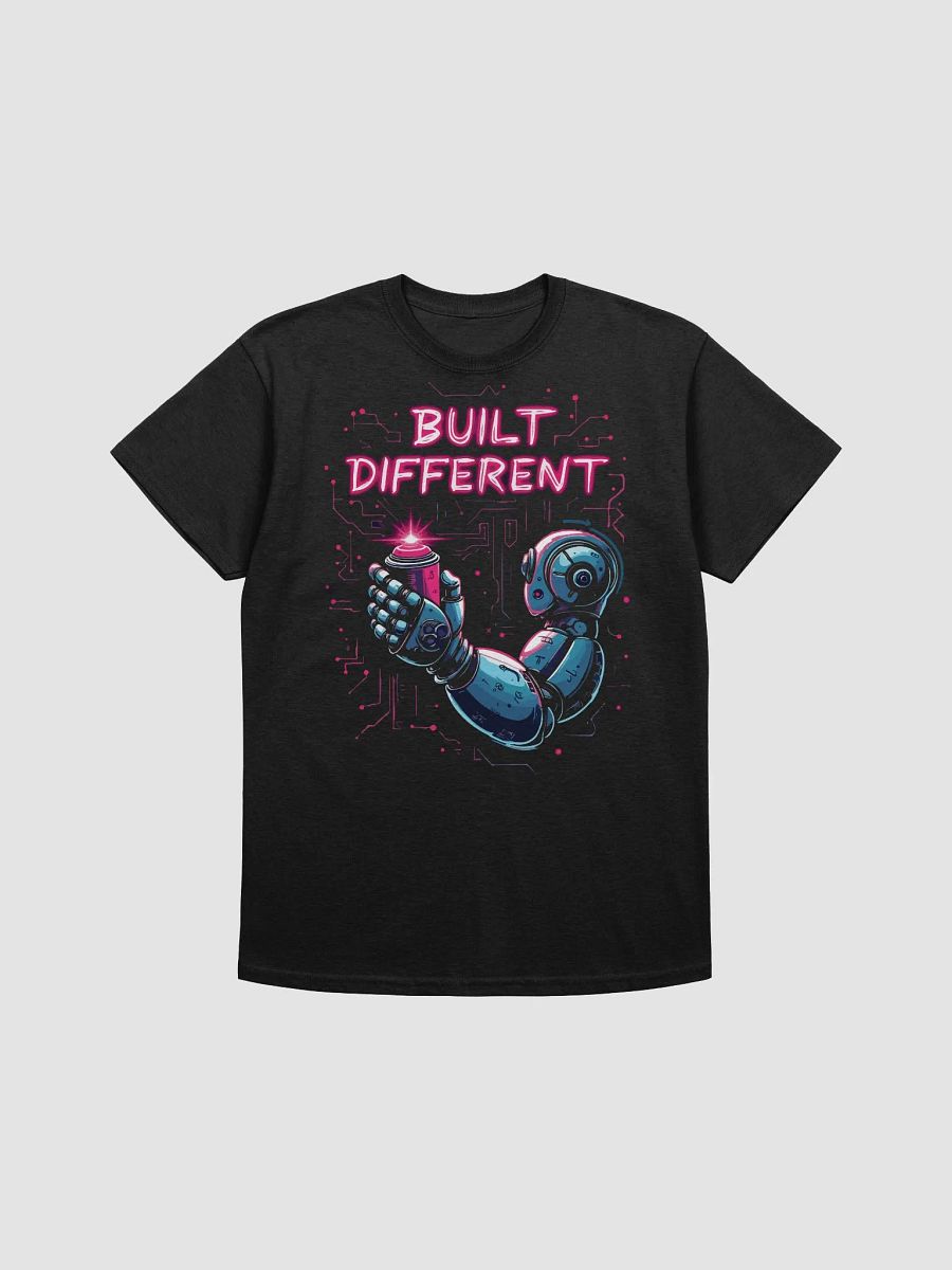 Built Different Robot T-Shirt product image (1)