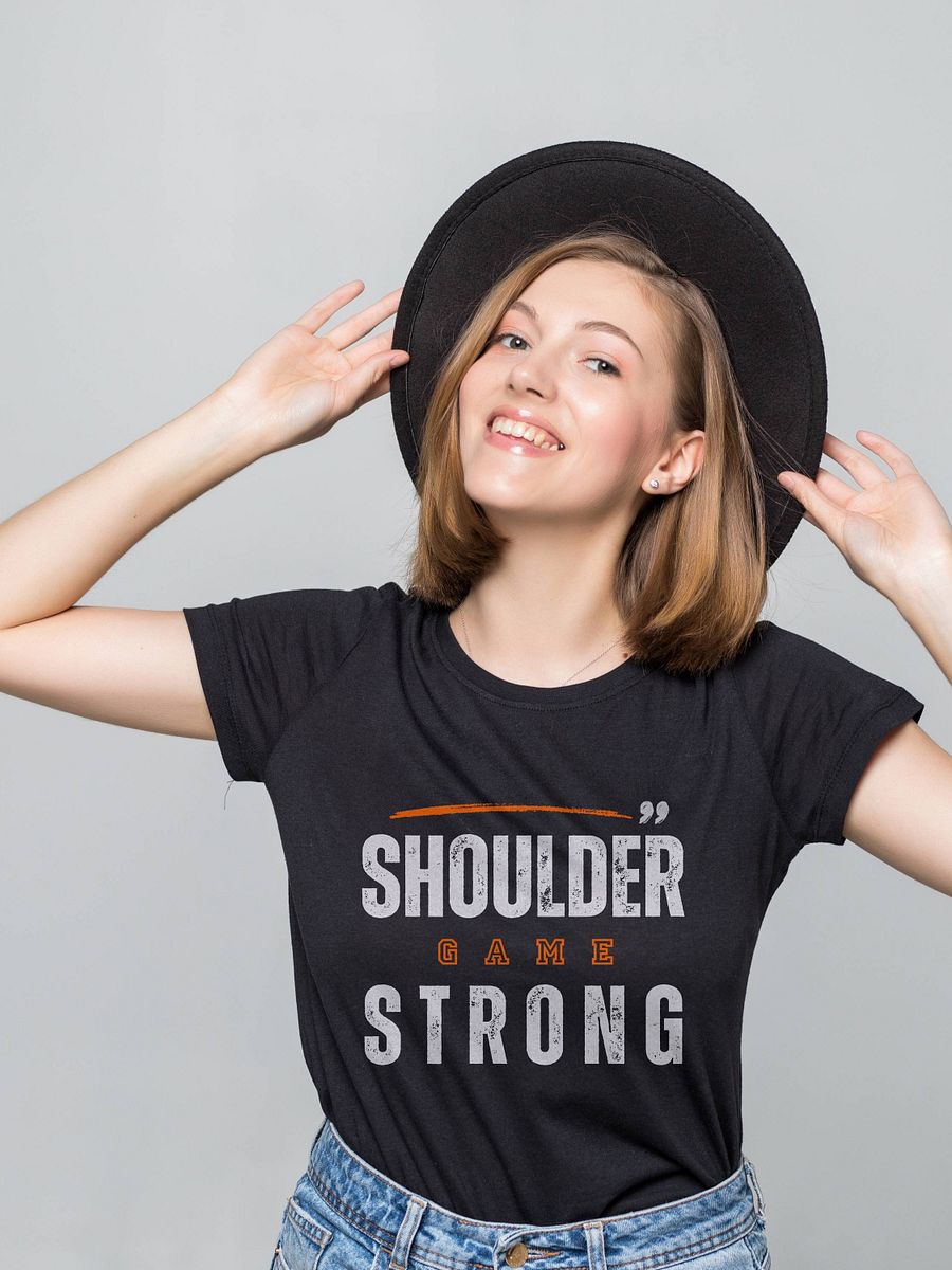 Shoulder Workout Top I Funny Festival Crop Top I Women's Gym Wear product image (1)