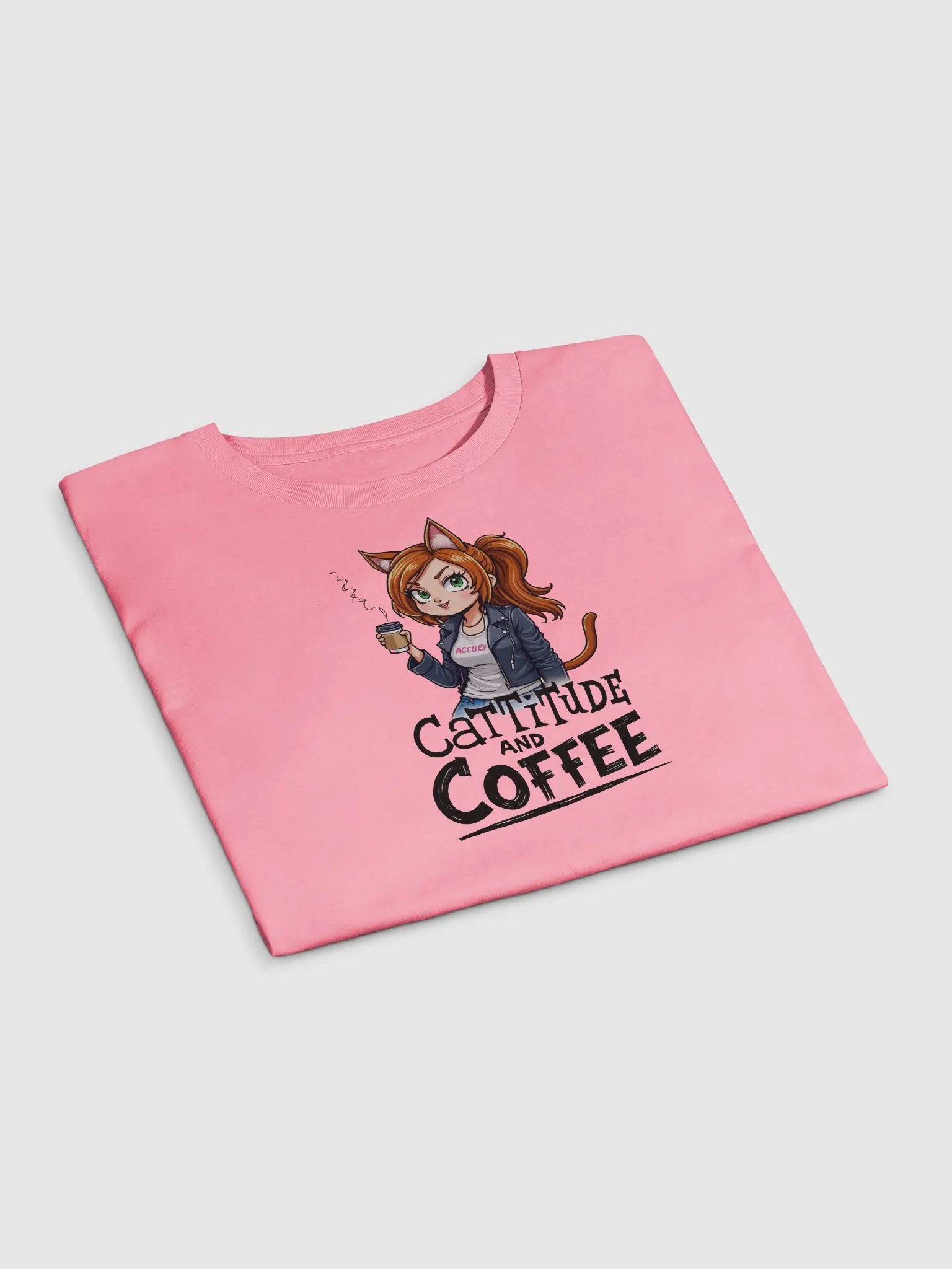 Cattitude & Coffee Women's Crop Top product image (15)