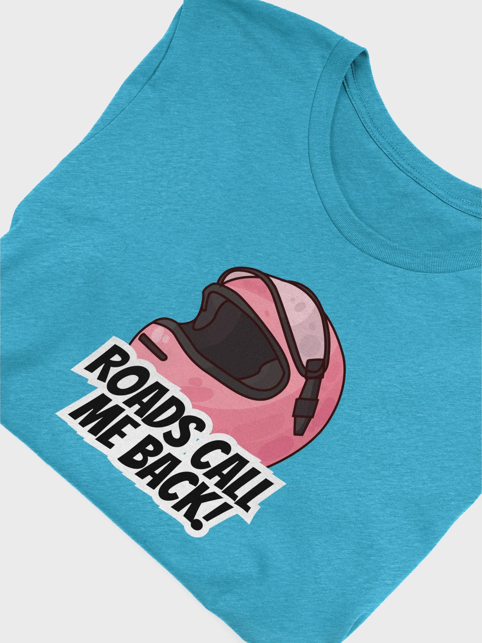 Roads Call Me Back Motorcycle Helmet T-Shirt | Roads call me back product image (50)