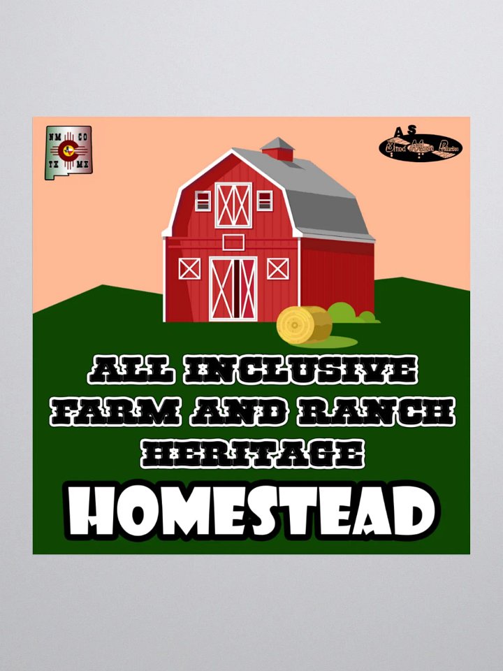 ALL INCLUSIVE FARM & RANCH HERITAGE HOMESTEAD STICKER product image (2)