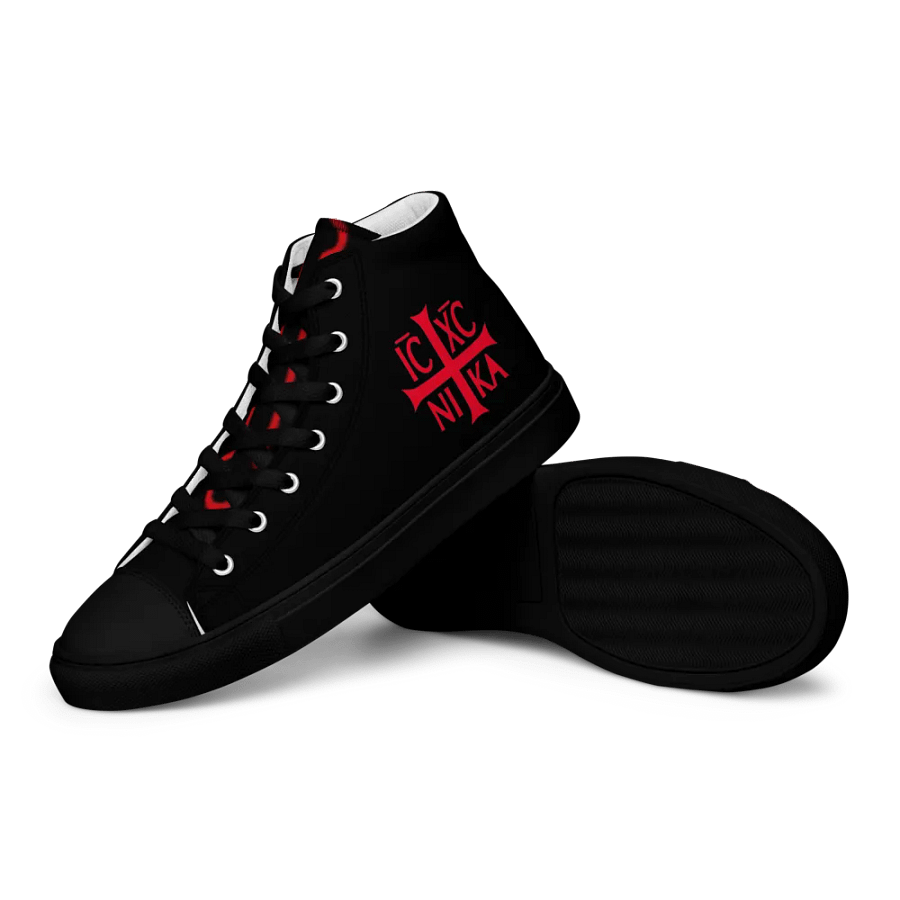 Jesus Christ Conquers Men's High Top product image (12)