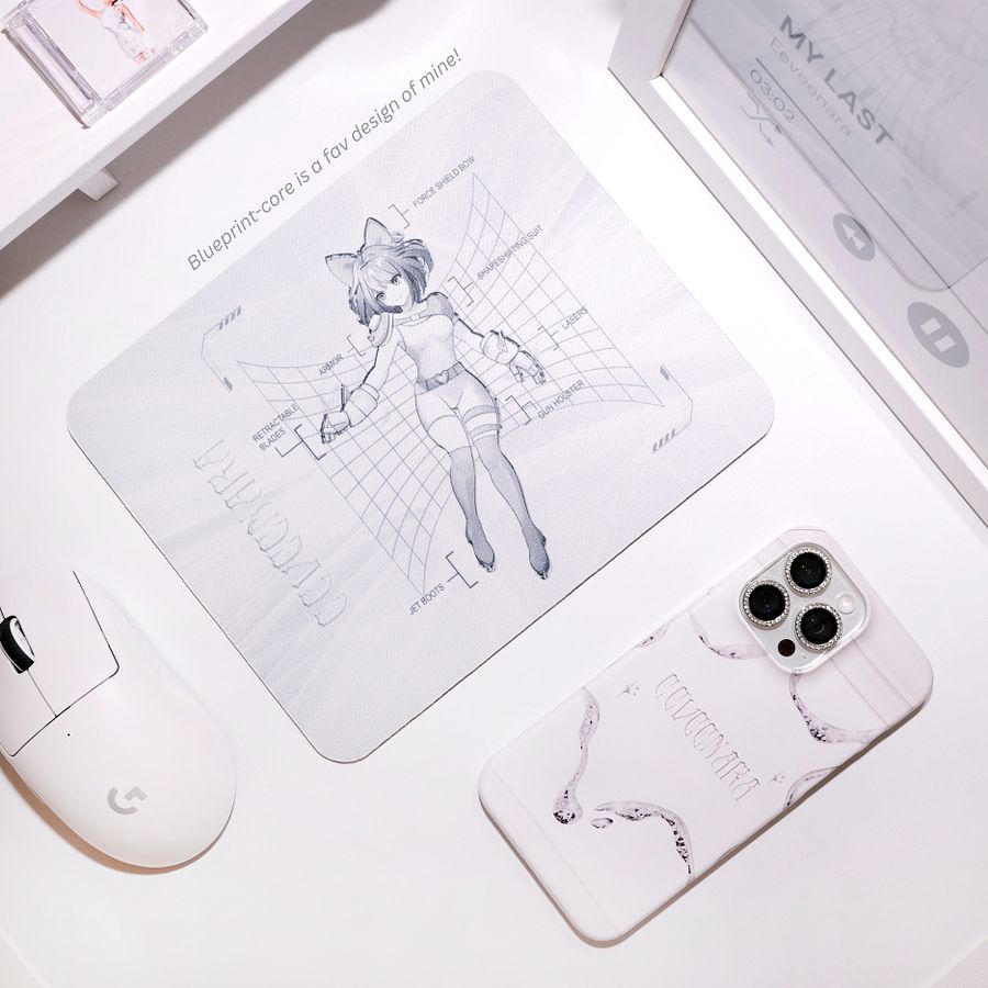 EEVEENARA BLUEPRINT MOUSEPAD product image (1)