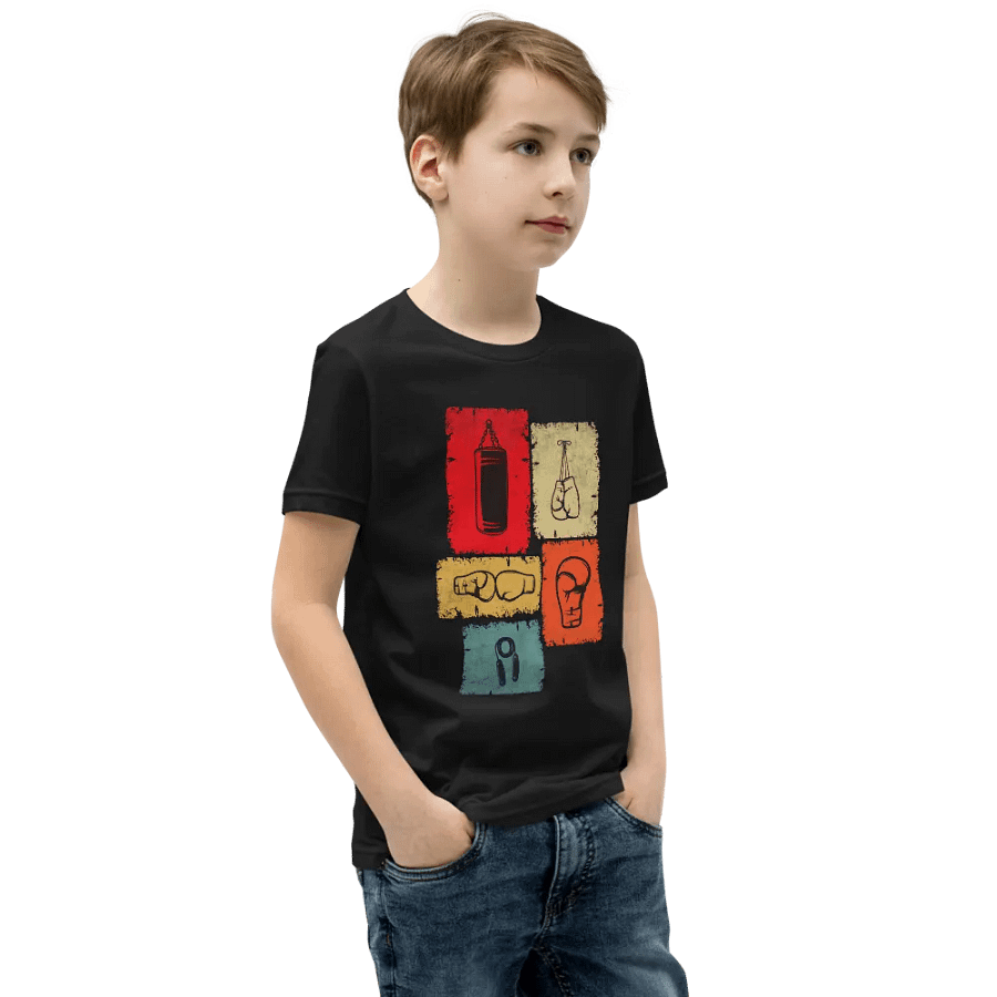 Grunge Boxing-Youth Cotton Tee product image (3)