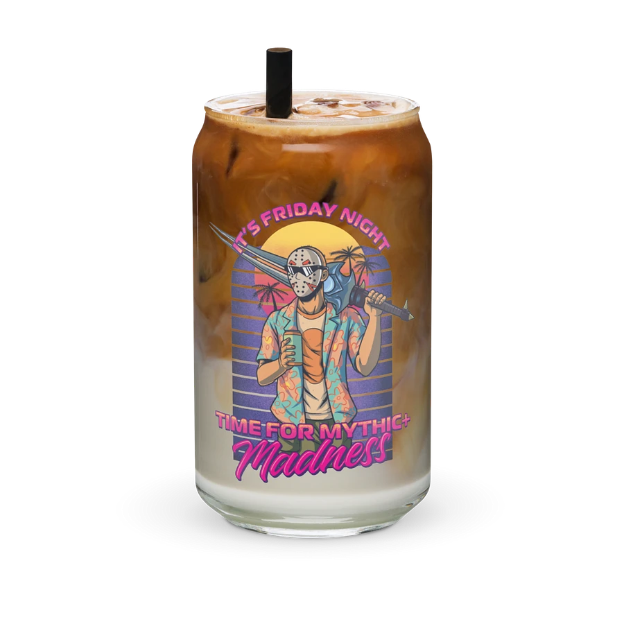 Synthwave Mythic+ Madness Can-Shaped Glass product image (6)