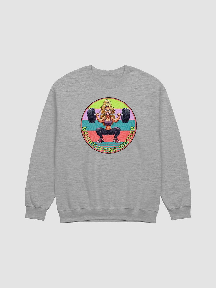 Weightlifting Hustler Female Muscle Crewneck Sweatshirt product image (22)