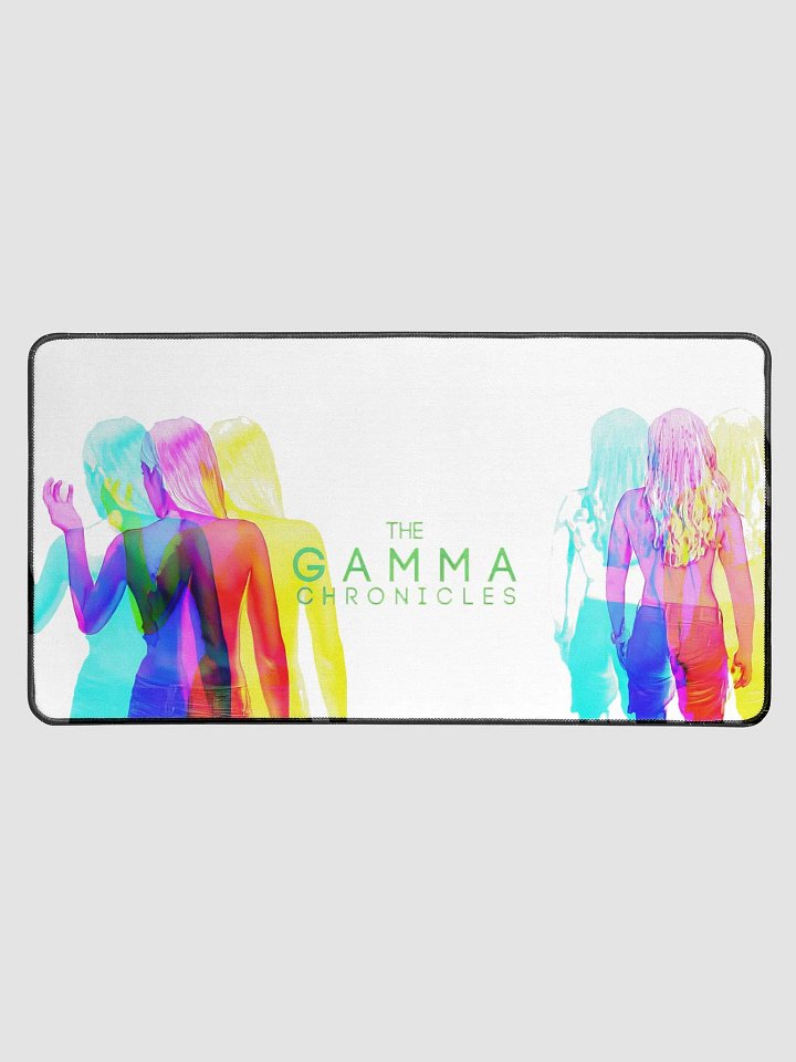 Gamma Chronicles - Glitchy Vision Desk Mat product image (1)