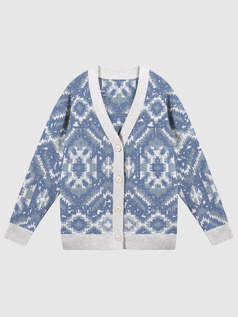 Winter Boho Knit Sweater in Denim product image (7)