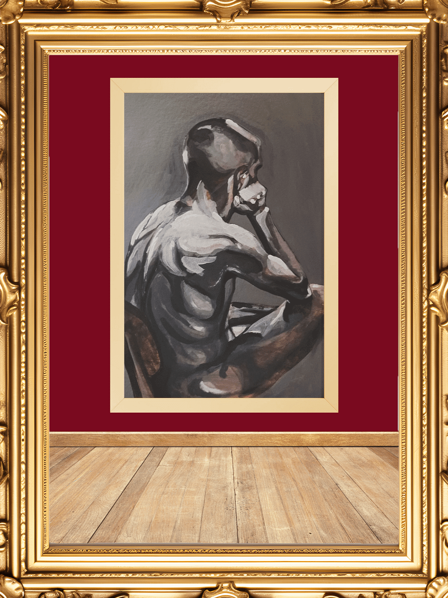 Thinker Framed Print product image (1)