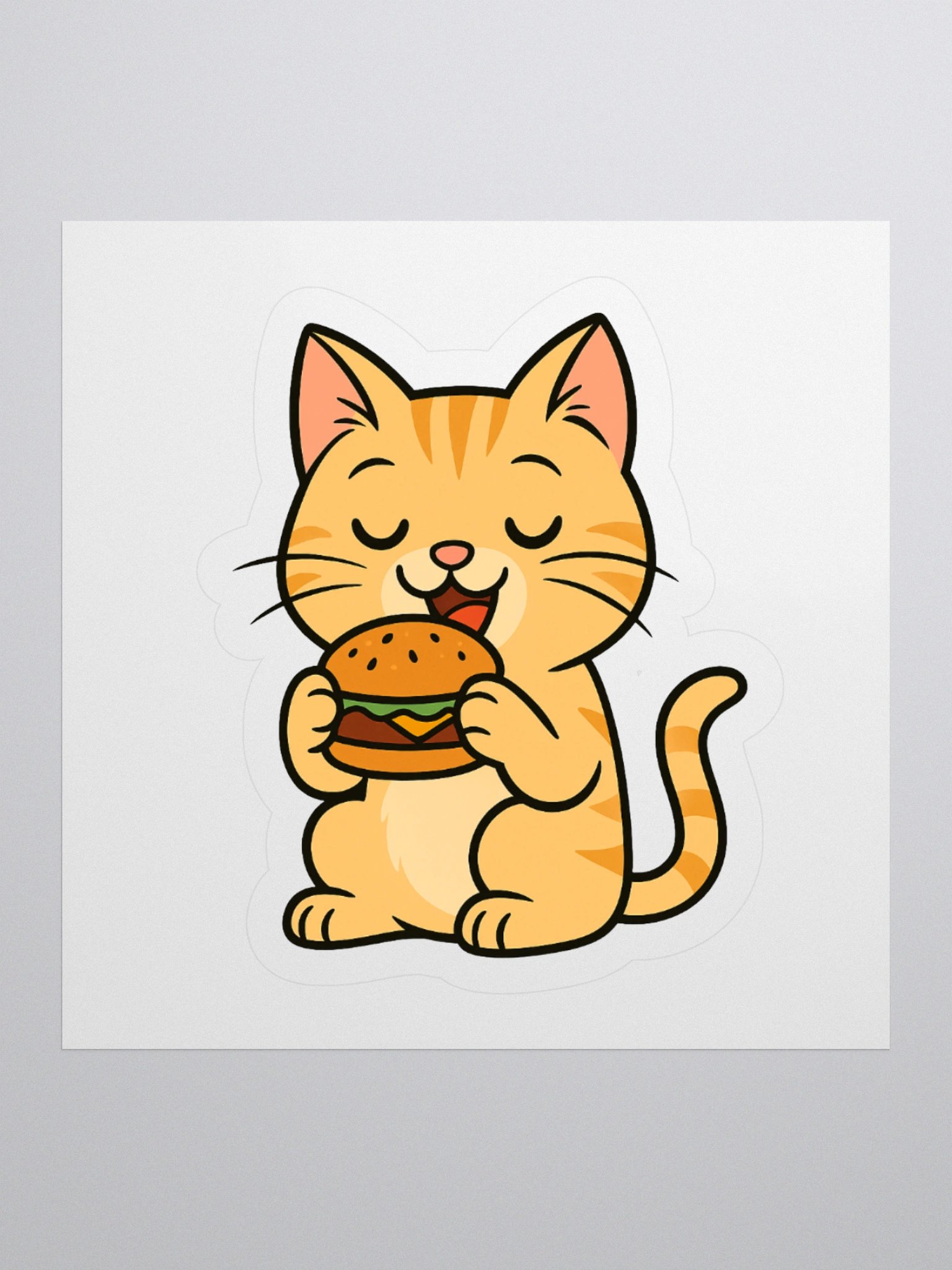 Luna Loves Burgers Sticker product image (1)