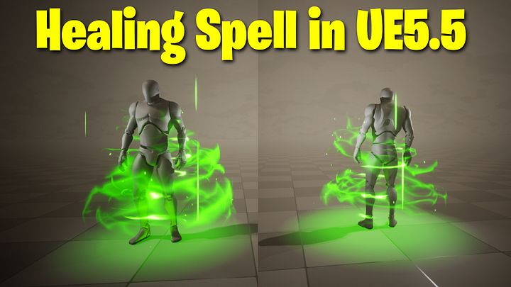 Healing Spell in UE5.5 Niagara Tutorial product image (1)