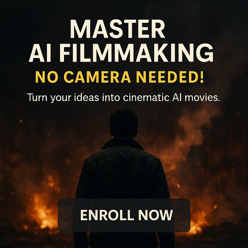 👉 Learn AI Filmmaking — No Experience Needed → https://bit.ly/learnaifilmmaking

Want to create your own movies — without a b...
