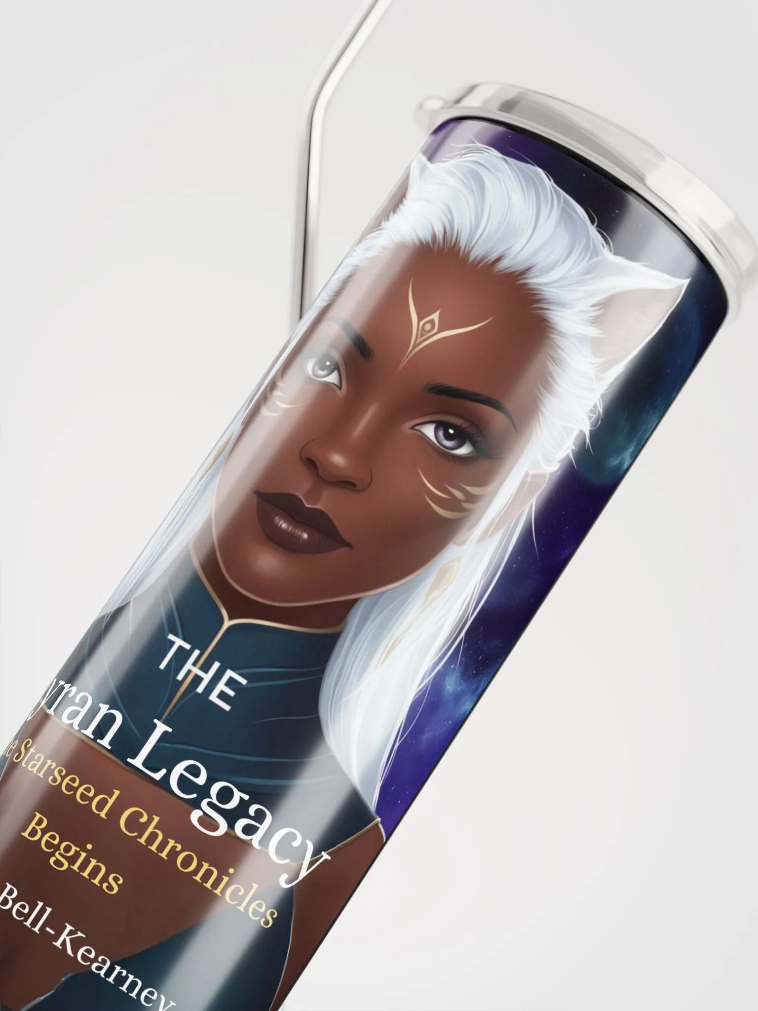 The Lyran Legacy 20oz Stainless Steel Tumbler: Sip the Power of the Cosmos product image (5)