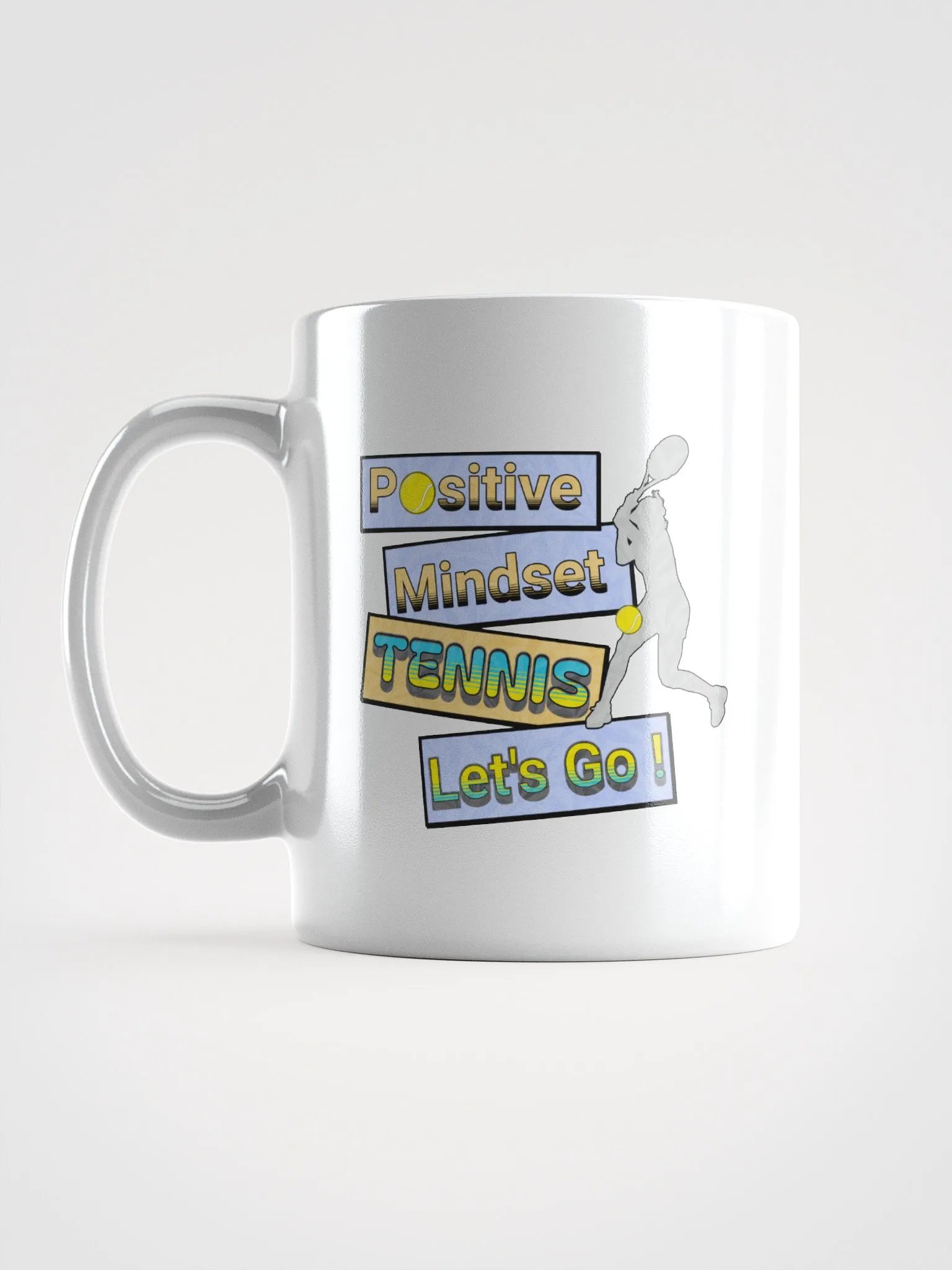 Positive Mindset Tennis Mug product image (1)